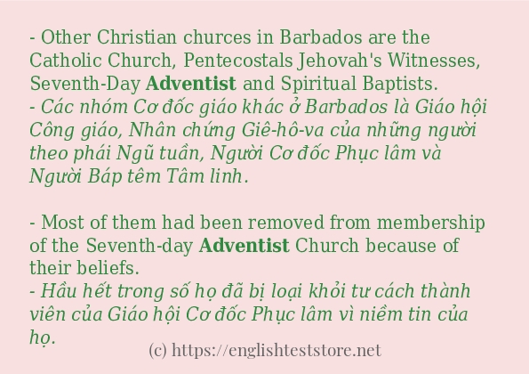 adventist có bao nhiêu cách dùng?