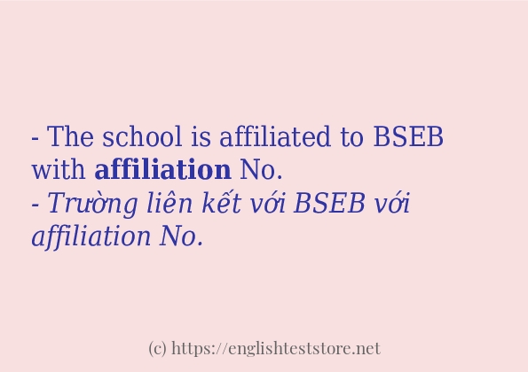 affiliation có bao nhiêu cách sử dụng?