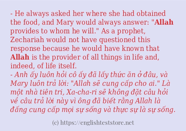 allah có bao nhiêu cách dùng?