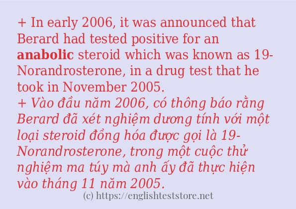 anabolic ví dụ và cách sử dụng trong câu