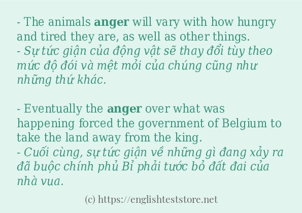 anger cách sử dụng trong câu và ví dụ anger cách sử dụng trong câu và ví dụ
