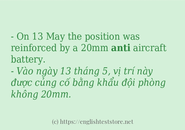 anti có bao nhiêu cách dùng?