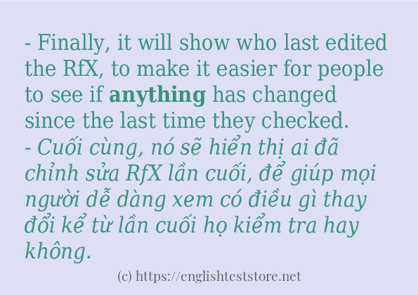 anything cách sử dụng trong câu và ví dụ anything cách sử dụng trong câu và ví dụ