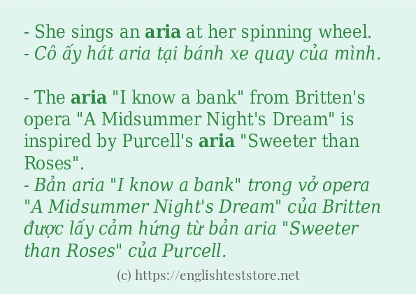 aria dùng như thế nào? aria dùng như thế nào?