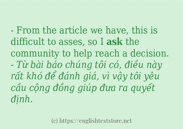 ask sử dụng như thế nào? ask sử dụng như thế nào?