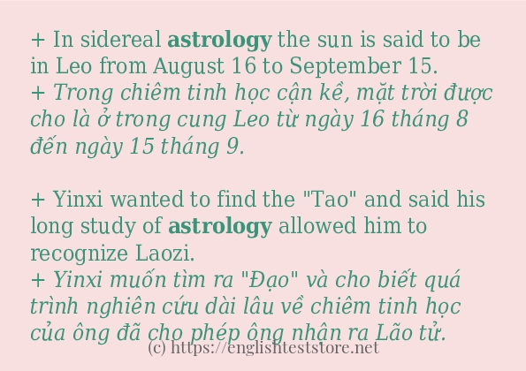 astrology dùng như thế nào?