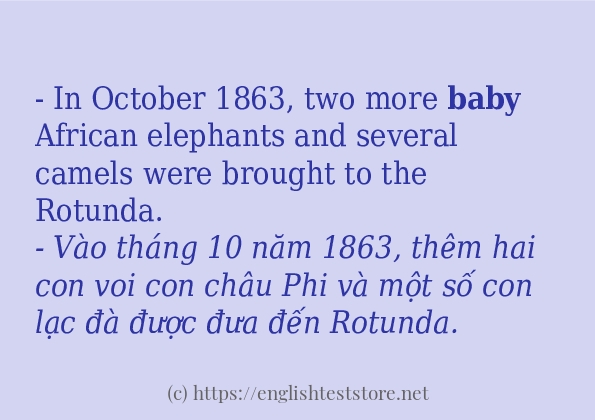 baby có bao nhiêu cách sử dụng?
