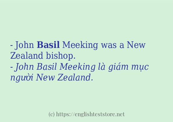 basil câu ví dụ về cách dùng basil câu ví dụ về cách dùng