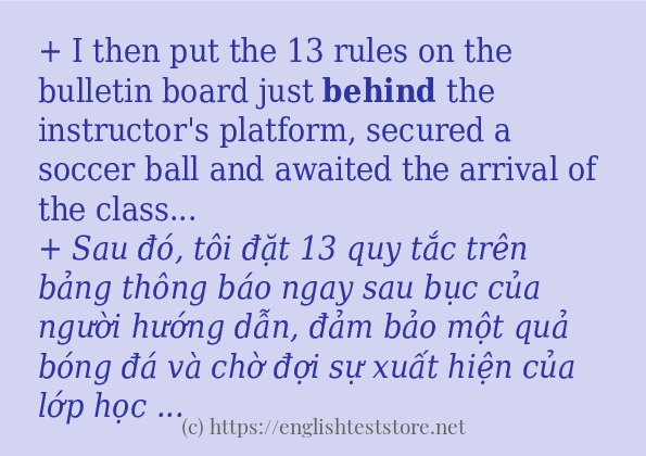 behind cách sử dụng và câu ví dụ behind cách sử dụng và câu ví dụ