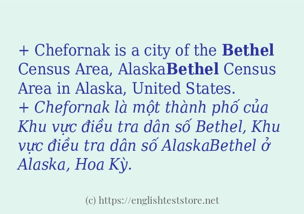 bethel sử dụng như thế nào?