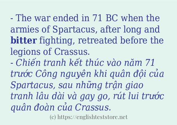 bitter có bao nhiêu cách dùng?