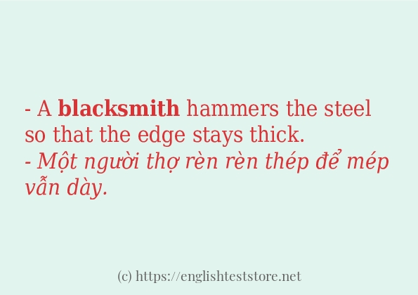 blacksmith dùng như thế nào?