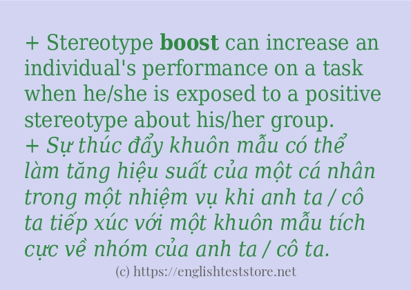 boost sử dụng thực tế trong câu boost sử dụng thực tế trong câu