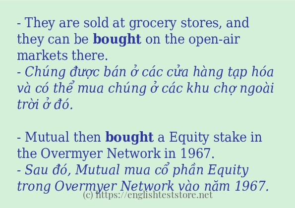 bought các ví dụ và câu điển hình bought các ví dụ và câu điển hình