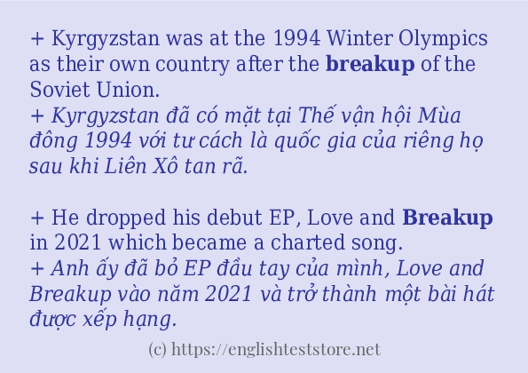 breakup cách dùng và ví dụ trong câu breakup cách dùng và ví dụ trong câu