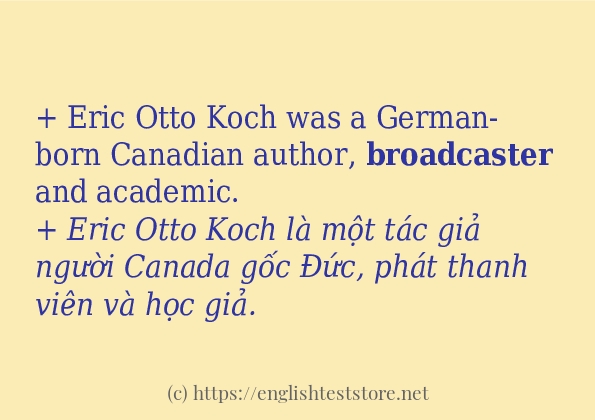 broadcaster dùng như thế nào?