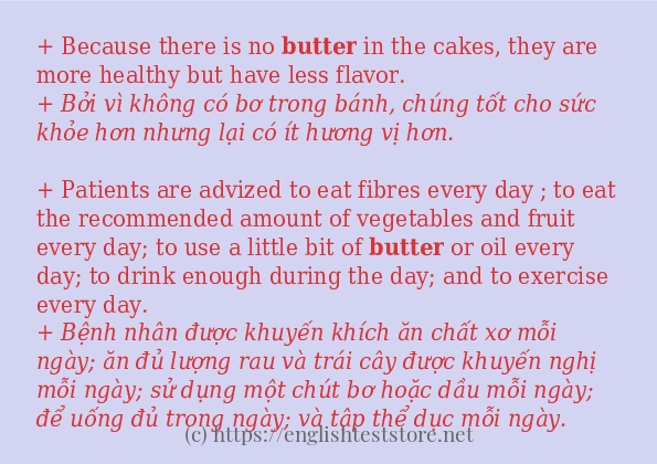 butter sử dụng như thế nào?