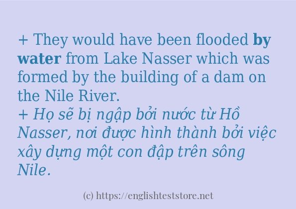 by water dùng như thế nào?