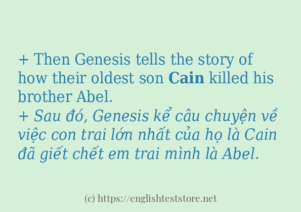 cain có bao nhiêu cách sử dụng?