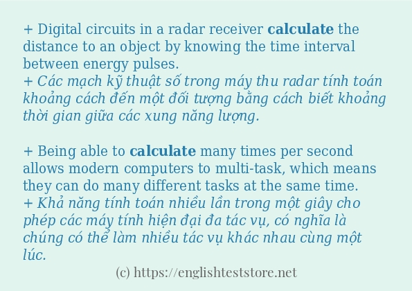 calculate ví dụ và cách sử dụng trong câu calculate ví dụ và cách sử dụng trong câu