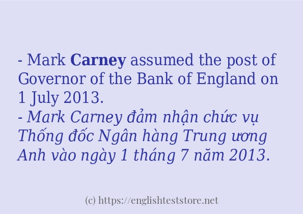 carney sử dụng như thế nào?