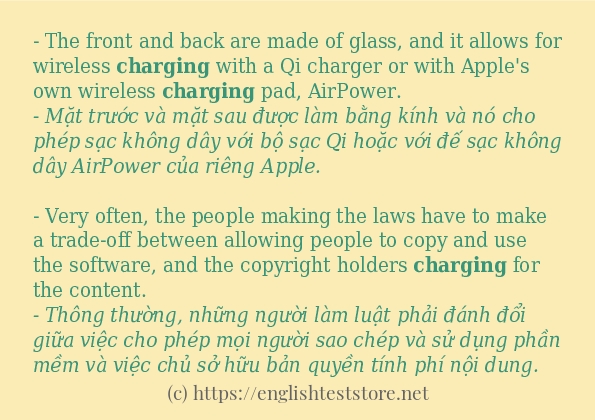 charging có bao nhiêu cách dùng?