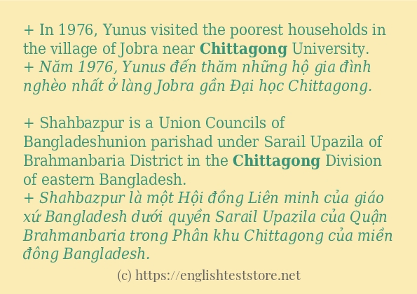 chittagong câu ví dụ về cách dùng