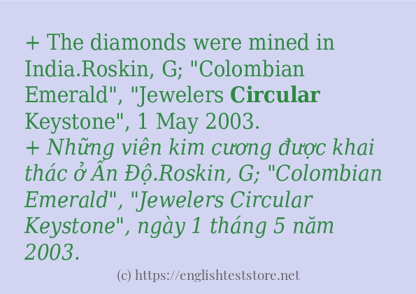 circular ví dụ và cách sử dụng trong câu circular ví dụ và cách sử dụng trong câu