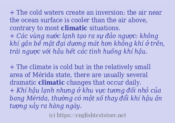 climatic cách dùng và ví dụ trong câu climatic cách dùng và ví dụ trong câu