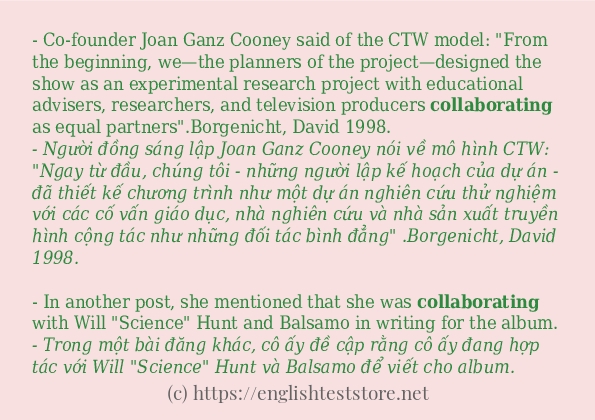 collaborating có bao nhiêu cách sử dụng?