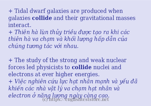 collide sử dụng như thế nào?