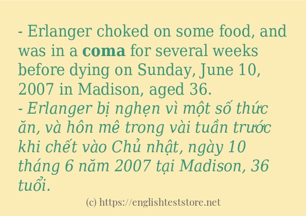 coma sử dụng như thế nào?