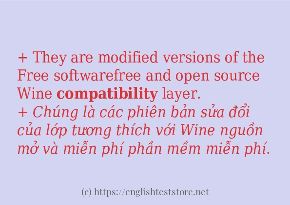 compatibility có bao nhiêu cách sử dụng?