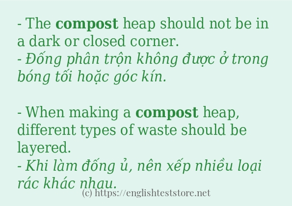 compost sử dụng như thế nào?
