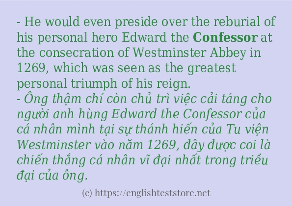 confessor có bao nhiêu cách sử dụng?