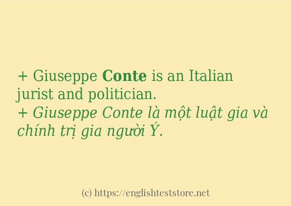 conte có bao nhiêu cách sử dụng?