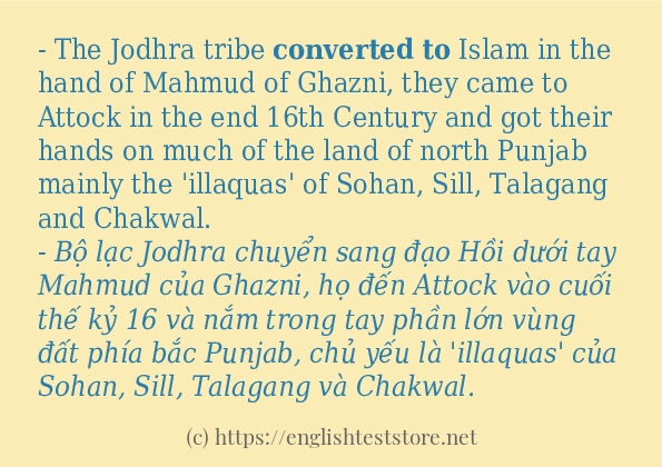 converted to có bao nhiêu cách sử dụng?