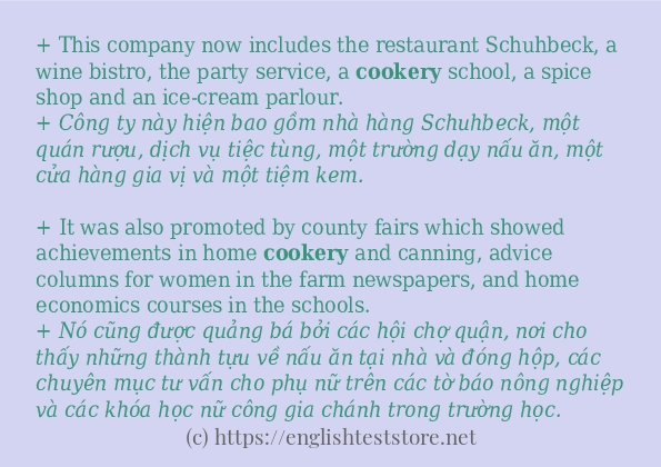 cookery dùng như thế nào?