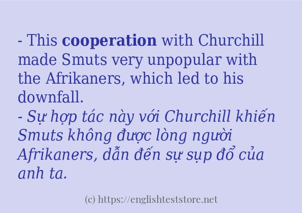 cooperation sử dụng như thế nào?