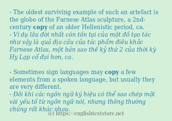 copy các cách dùng và câu ví dụ