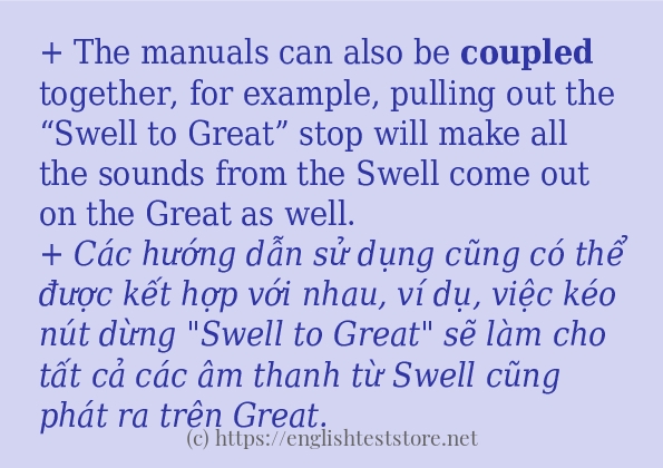 coupled có bao nhiêu cách dùng?