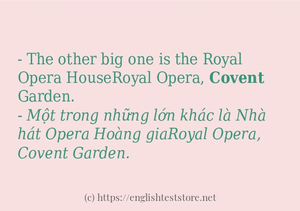 covent dùng như thế nào?