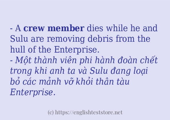 crew member dùng như thế nào?