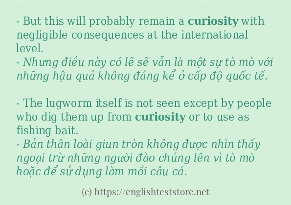 curiosity có bao nhiêu cách sử dụng?