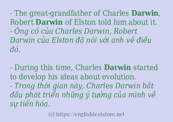 darwin sử dụng như thế nào?