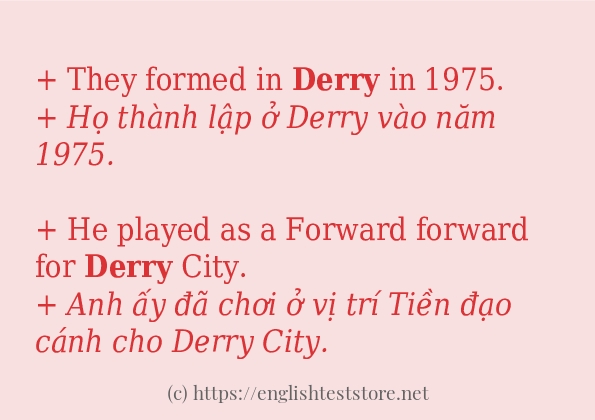 derry dùng như thế nào?
