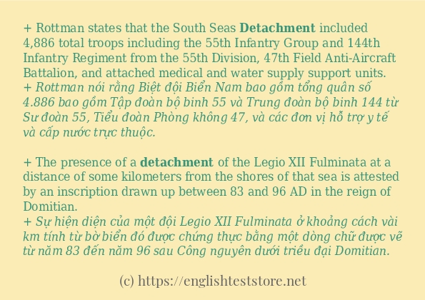 detachment cách dùng và ví dụ trong câu detachment cách dùng và ví dụ trong câu