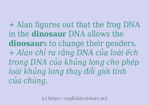dinosaur có bao nhiêu cách sử dụng?