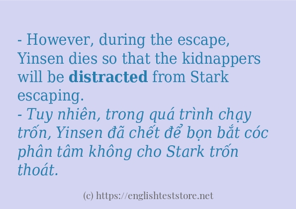 distracted có bao nhiêu cách dùng?