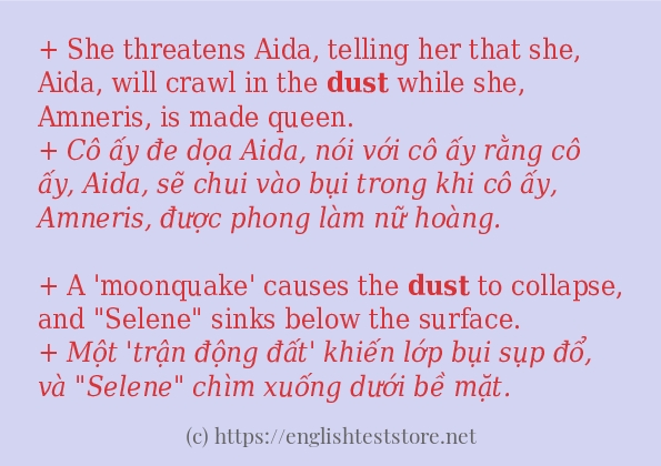 dust có bao nhiêu cách sử dụng?